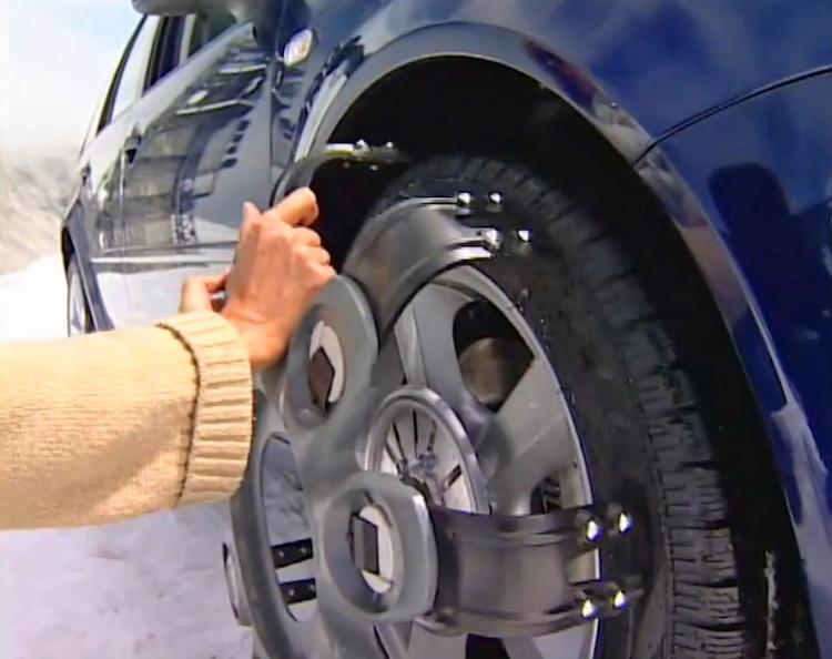 Spikes Spiders Snap-on snow tire chains