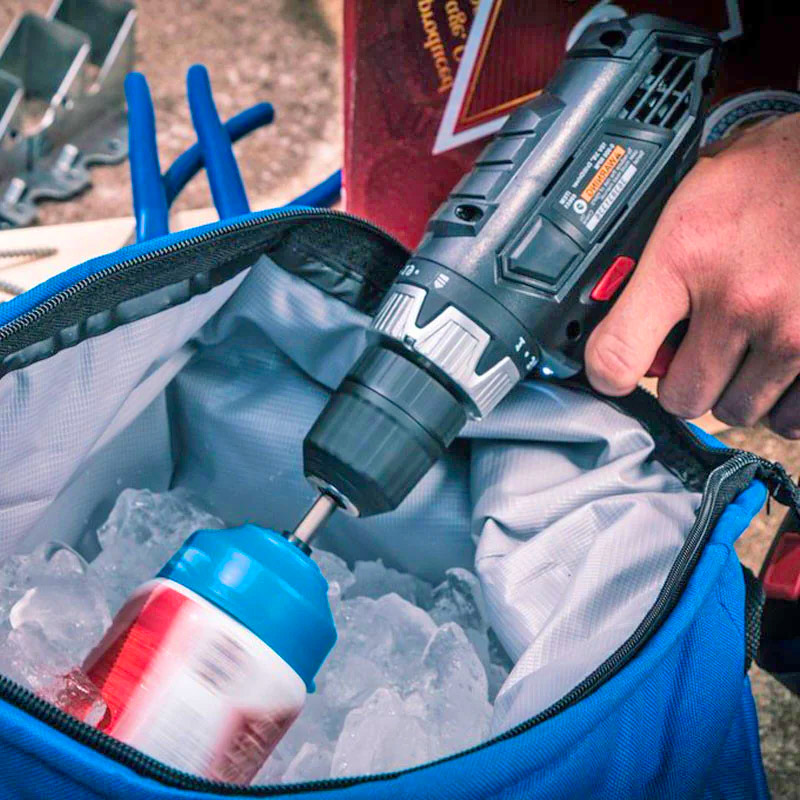 Spin Chill Drill Bit - Spins Beer in ice using your drill to chill it down