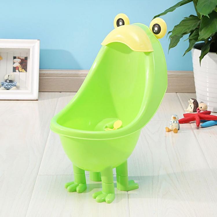 Spinning Toy Funny Training Urinal - Frog shaped whirling spinner kids training urinal