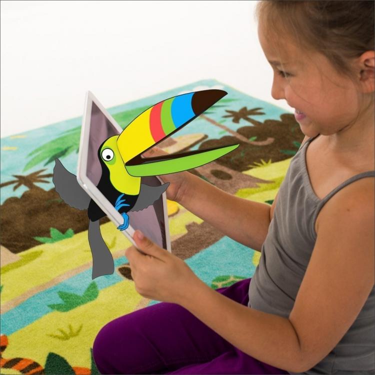 SpinTales Enchanted Rug: An Interactive Rug That Works With an iPad