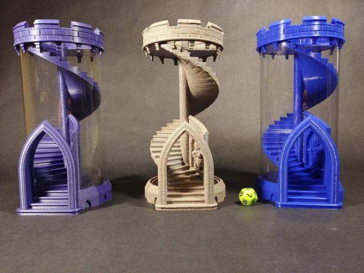 Spiral Staircase Dice Rolling Tower - Best dice rolling staircase tower
