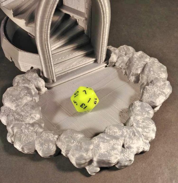 Spiral Staircase Dice Rolling Tower - Best dice rolling staircase tower