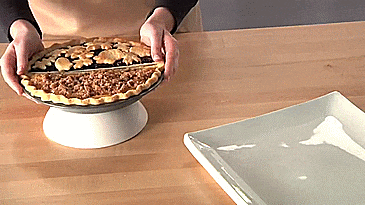Split Pie Pan - Split Decision Pie Pan - Unique Pie pan lets you make two different pie flavors at once