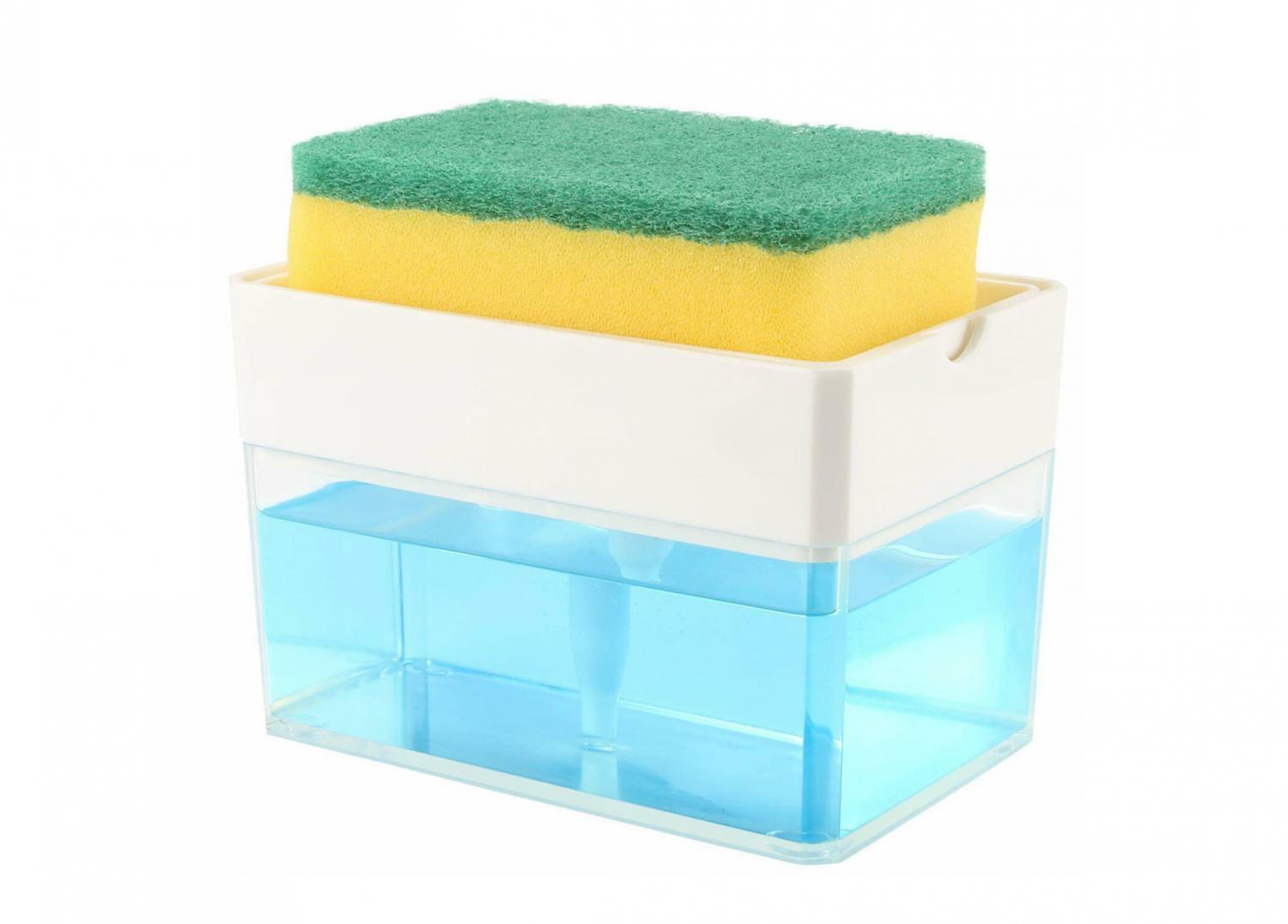 Sponge Soap Dispenser - Instantly Pump Dish Soap Into Your Sponge