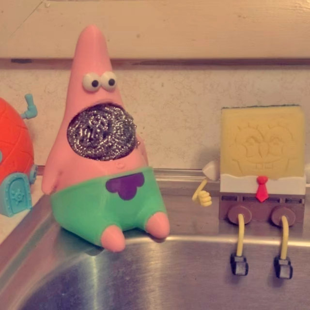Spongebob and Patrick Soap And Sponge Set