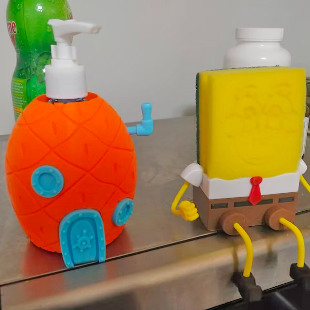 Spongebob and Patrick Soap And Sponge Set