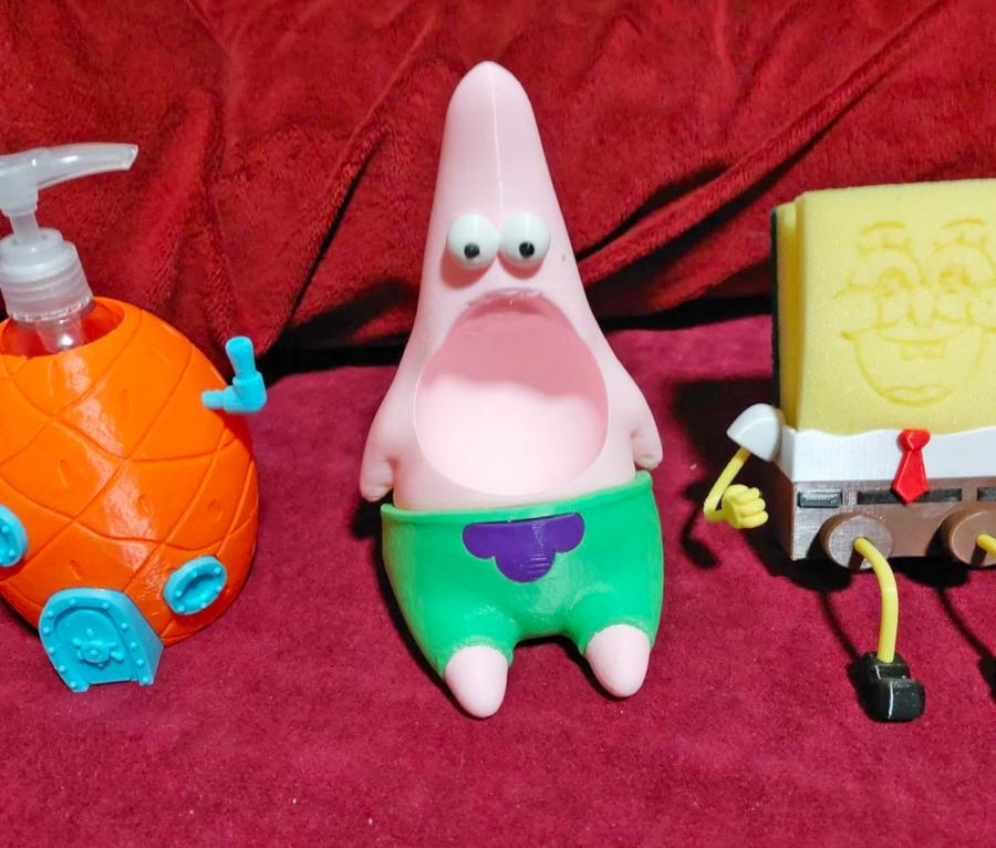 Spongebob and Patrick Soap And Sponge Set