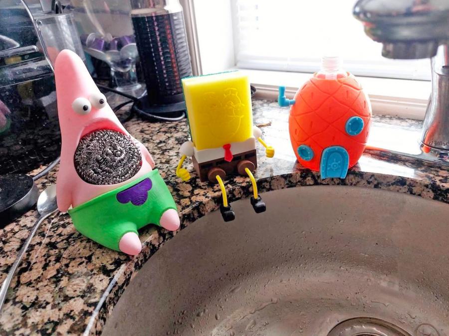 Spongebob and Patrick Soap And Sponge Set