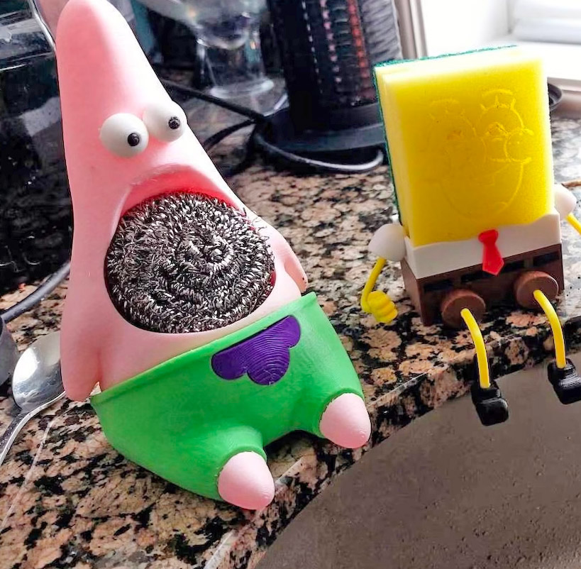 Spongebob and Patrick Soap And Sponge Set