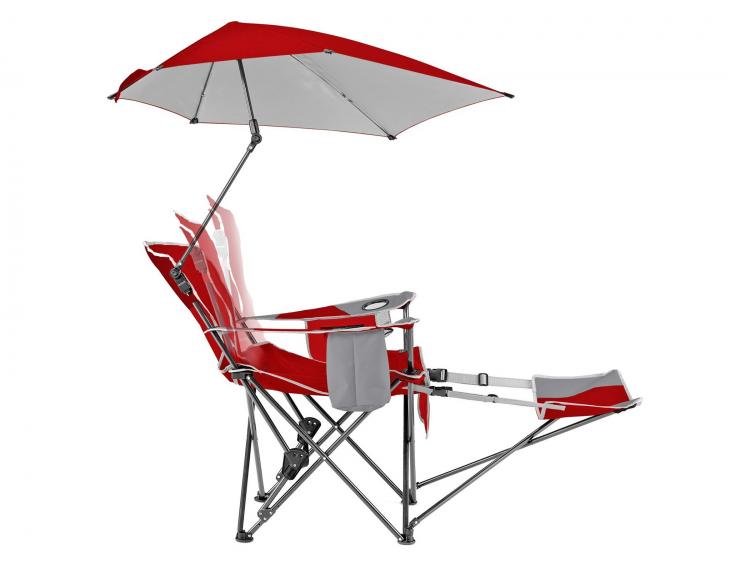 Sport-Brella Reclining Camping Chair With Attached Umbrella - Best Folding Camping Chair