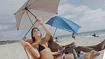 Sport-Brella Reclining Camping Chair With Attached Umbrella - Best Folding Camping Chair