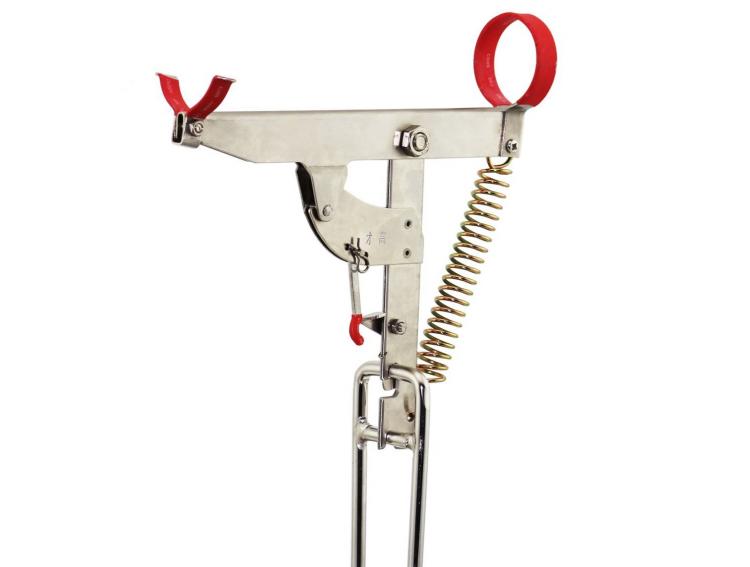CoolNice Spring Fishing Rod Holder Automatically Pulls Back When Fish Detected - Spring Loaded Fishing Rod Holder