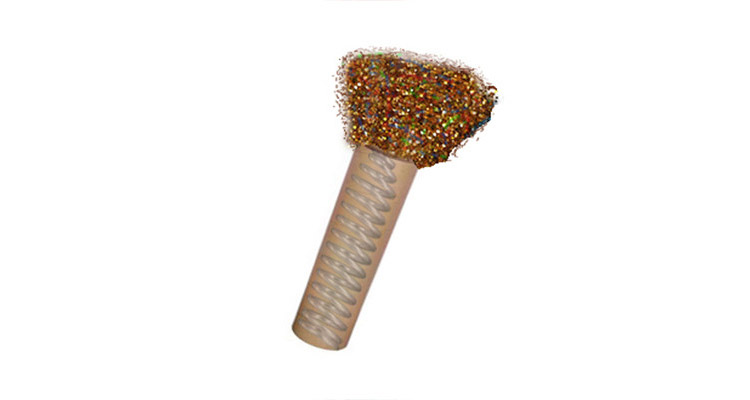 Spring-Loaded Glitter Bomb