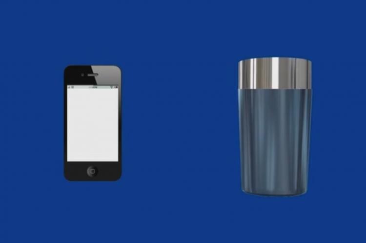Spy Cup Coffee Mug - Take iPhone Pictures Through one-way mirror glass