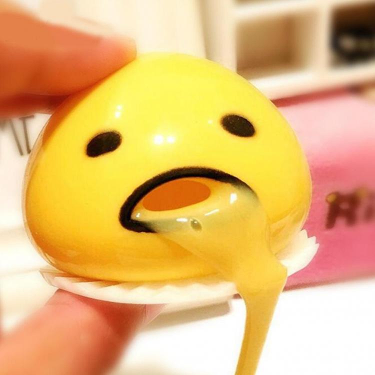 Puking Egg Yolk Stress Ball