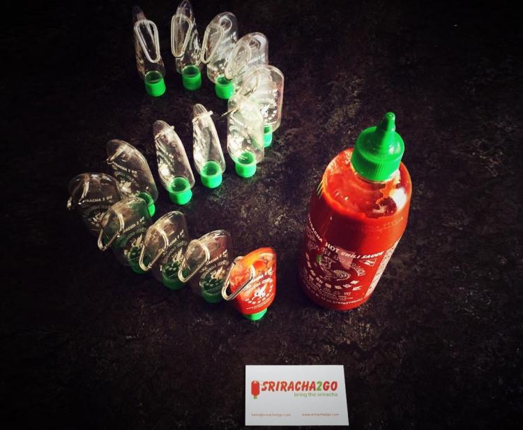 Sriracha2Go Tiny Refillable Sriracha Bottle
