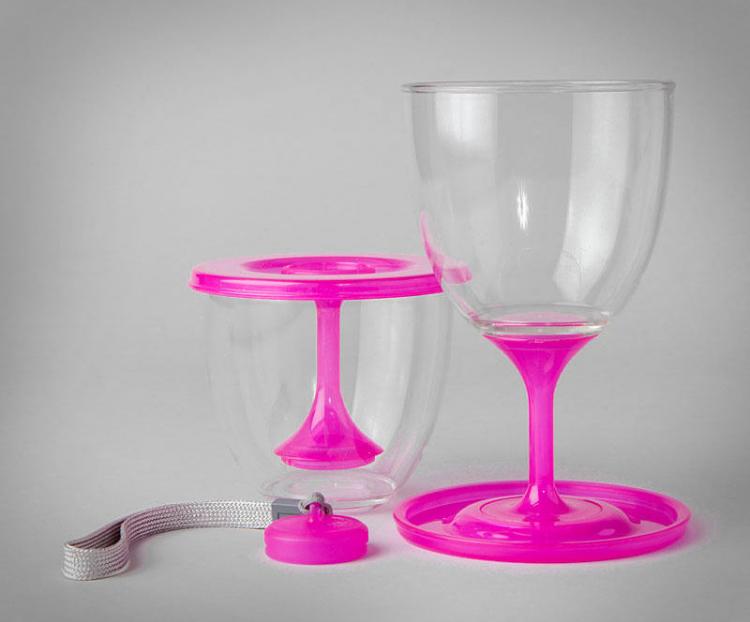 Stack N Go Wine Glasses