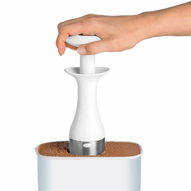 Unique Ice Cream Scooper Creates Stackable Scoops For Elegant Presentations - Cuisipro Scoop and Stack Ice Cream Scoop