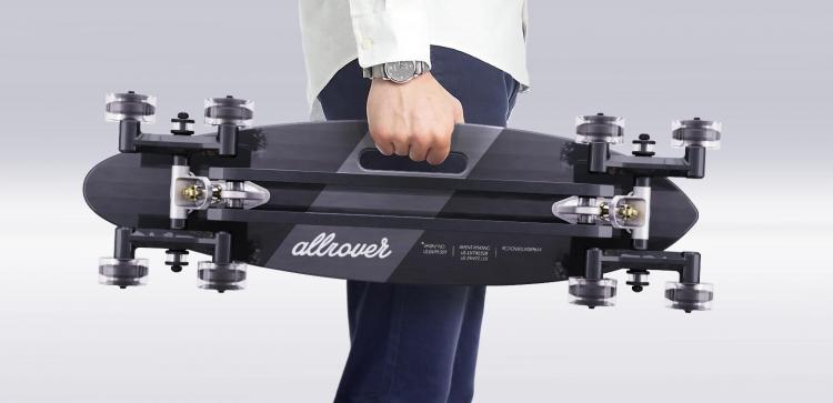 Stair Rover Longboard That Goes Down Stairs - 8 Wheel Longboard