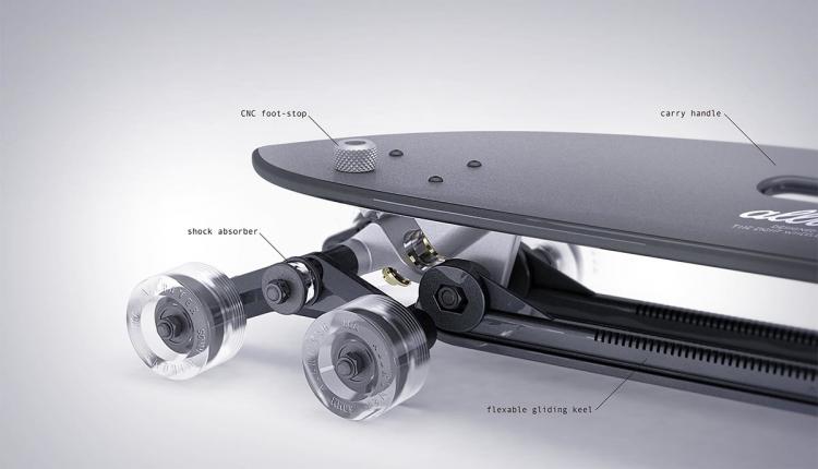 Stair Rover Longboard That Goes Down Stairs - 8 Wheel Longboard