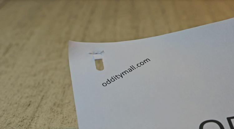 Staple-less stapler - Staple-Free stapler uses no staples - Stapler folds tab into slit
