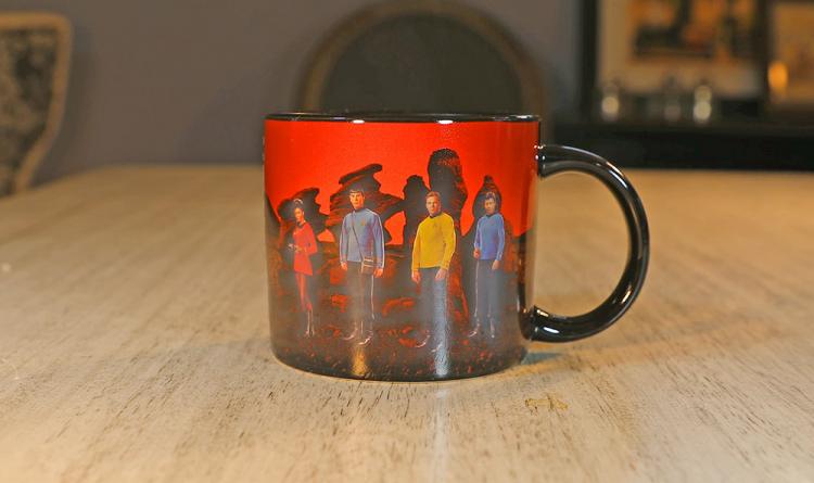 Star Trek Transporting Heat Change Coffee Mug - Energize Changing Star Trek Mug