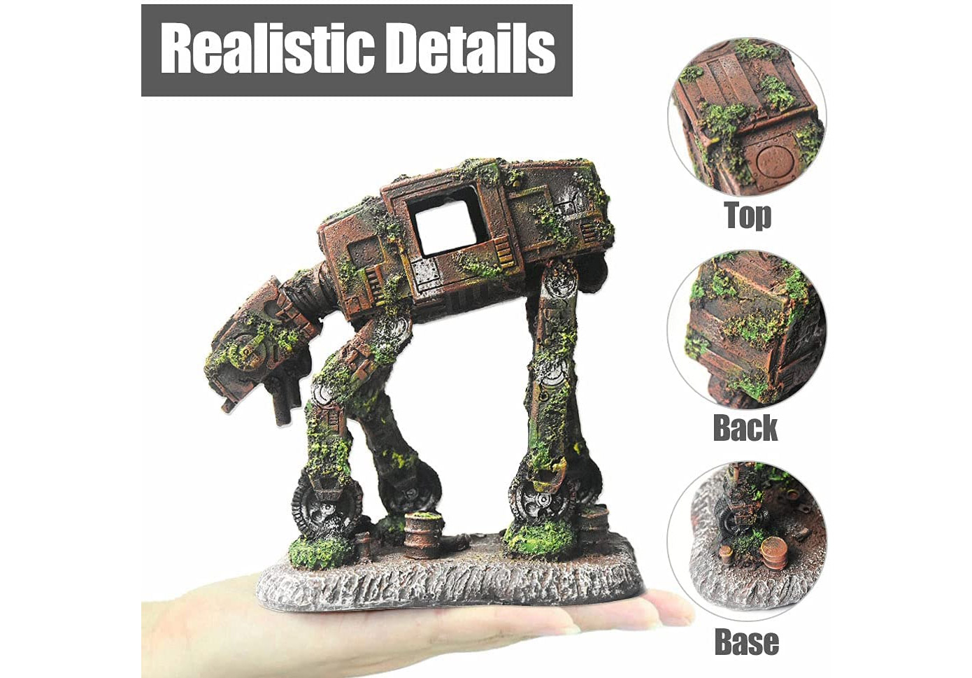 Star Wars At-At Aquarium Statue
