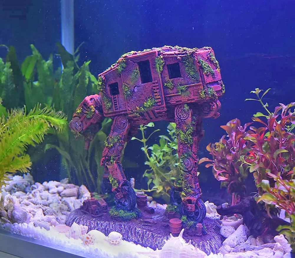 Star Wars At-At Aquarium Statue