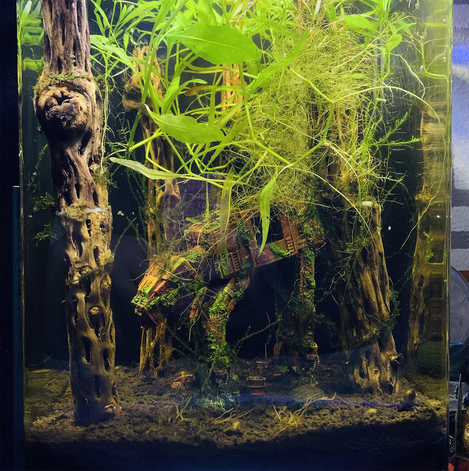 Star Wars At-At Aquarium Statue