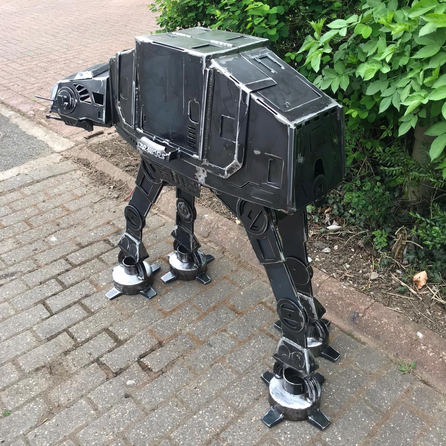 Giant At-At BBQ Grill - Star Wars Walker Metal Barbecue