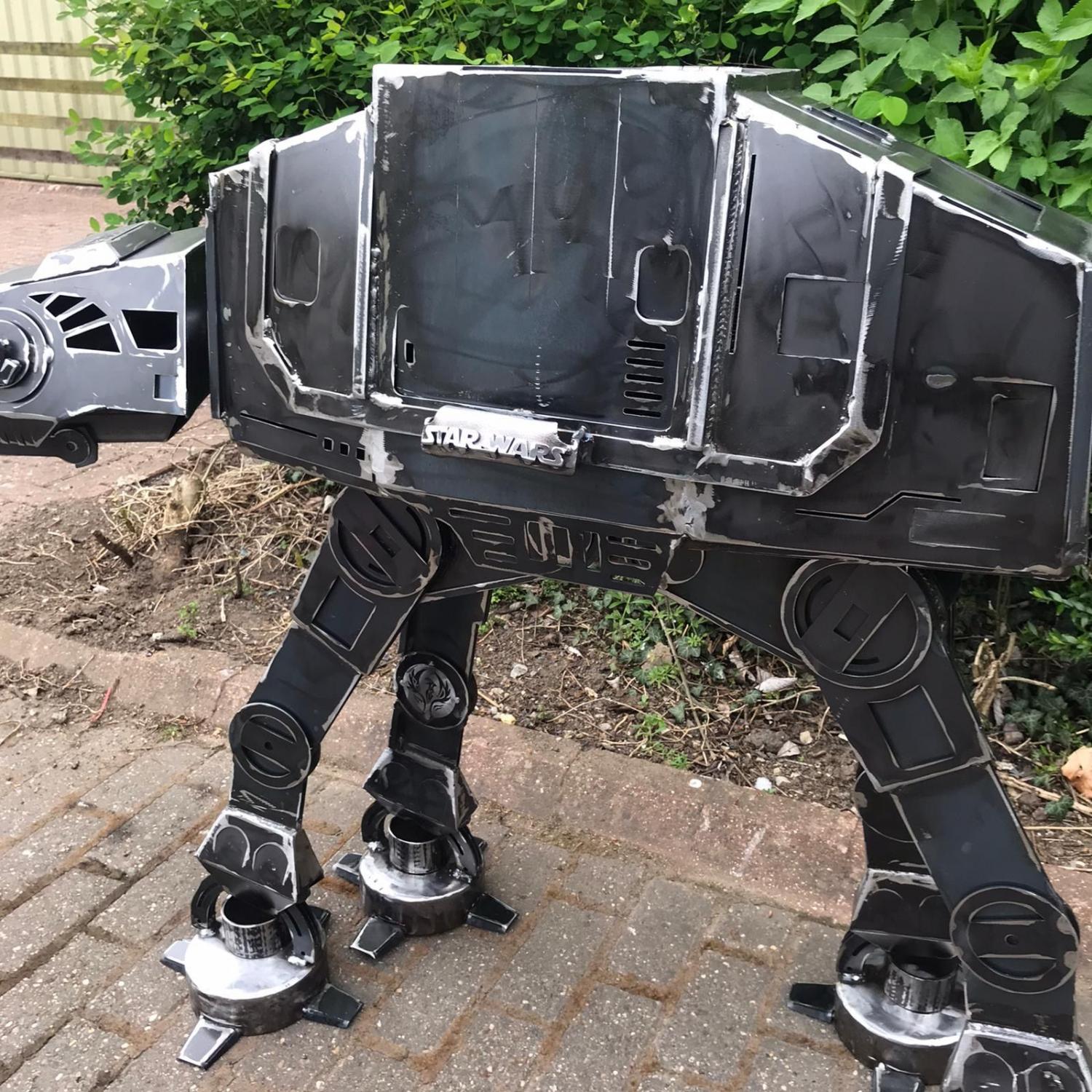 Giant At-At BBQ Grill - Star Wars Walker Metal Barbecue