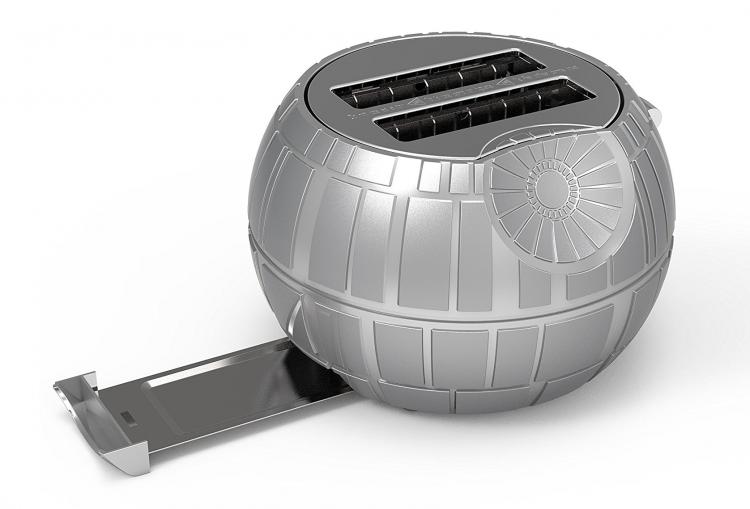 Star Wars Death Star Toaster - Toasts Image of Tie Fighter Onto Bread
