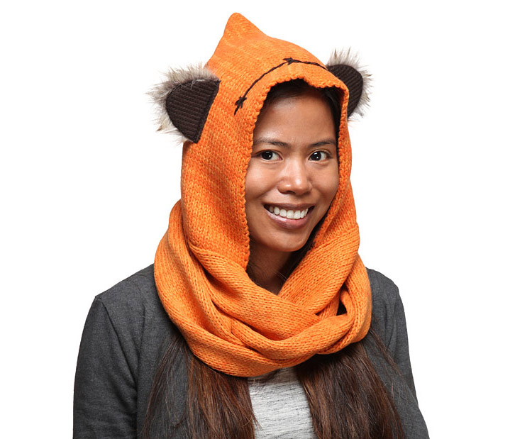 Star Wars Ewok Knit Hooded Scarf