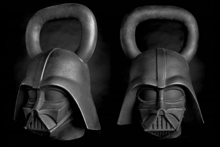 Star Wars Exercise Equipment - Darth Vader Kettle Bell - Stormtrooper Kettle Bell - Boba Fett Kettle Bell