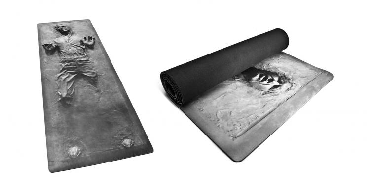 Star Wars Exercise Equipment - Hans Solo Stuck In Carbonite Yoga Mat - 3D Hans Solo Exercise Mat - Star Wars Yoga Mat