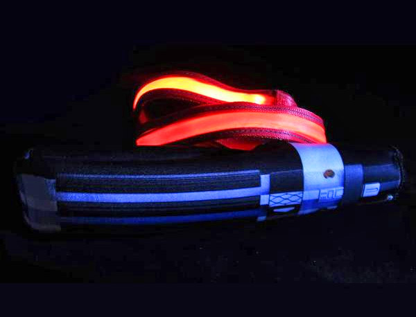 Star Wars Light-Up Lightsaber Dog Leash - Illuminated Geeky Star Wars Light Saber Dog Lead