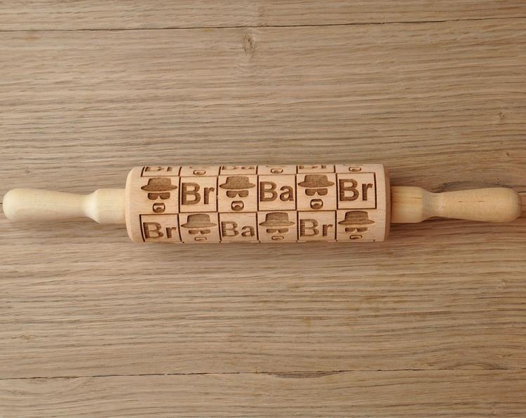 Breaking Bad Themed Cooking Rolling Pin - Breaking Bad Cookies
