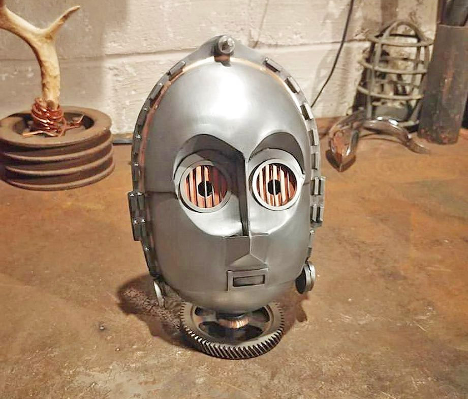Metal Art C3PO - Metal Fabrication C3PO Star Wars