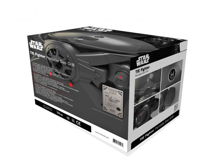 Star Wars TIE Fighter Gas BBQ Grills The Star Wars Logo On Your Food