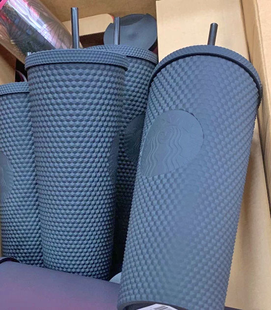 Starbucks Black Matte Spiky Cup
