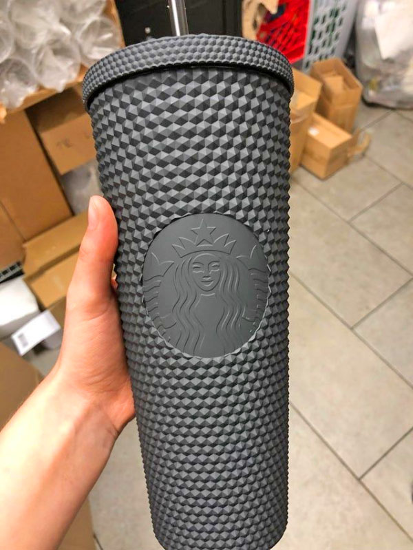 Starbucks Black Matte Spiky Cup