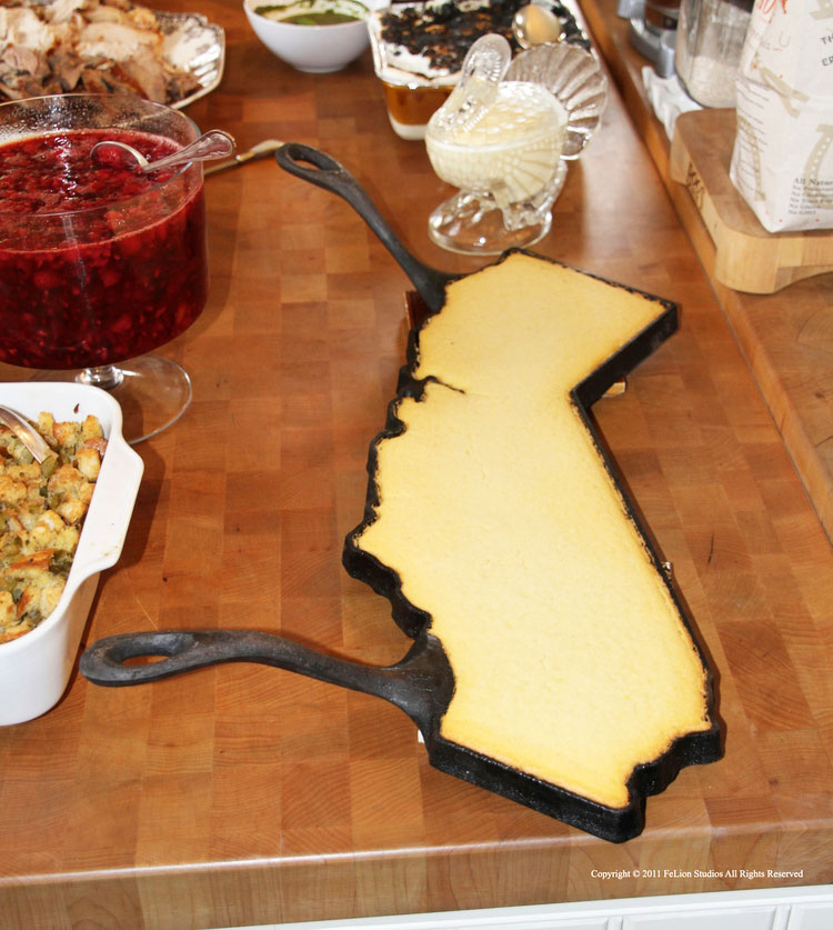 State Shaped Skillet Pans - California