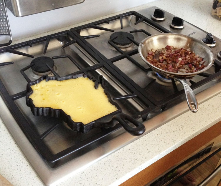 State Shaped Skillet Pans - Wisconsin