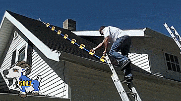 Goat Steep Assist Roof Ladder - Tool to safely access and work on roof - Best roof inspection ladder