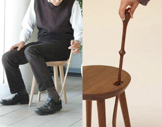 Step Step Shoehorn Stool