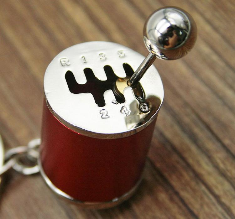 Car Stick Shifter Fidget Toy Key-Chain - 3D Gear shifter replica toy