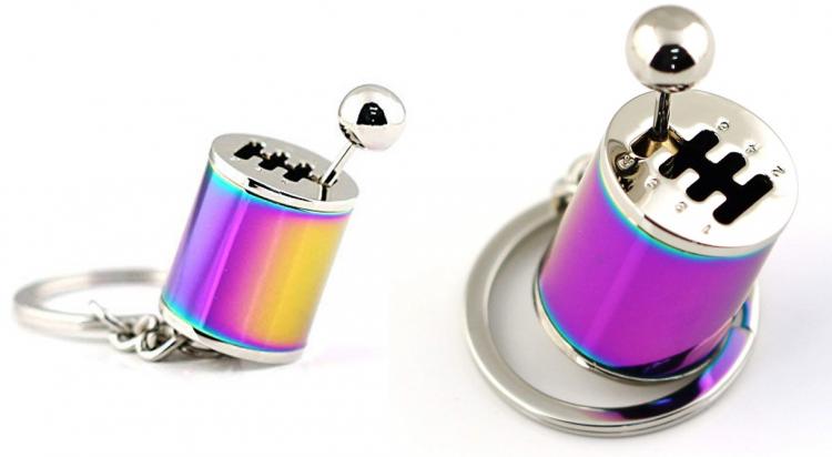 Car Stick Shifter Fidget Toy Key-Chain - 3D Gear shifter replica toy