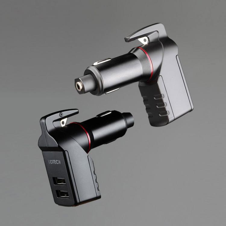 Ztylus Stinger USB Car Charger, Emergency Window Breaker, and Seat-Belt Cutter
