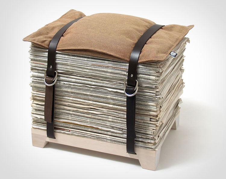 Hockenheimer Magazine Stool