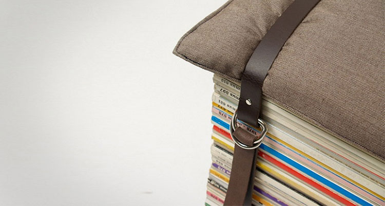 Hockenheimer Magazine Stool